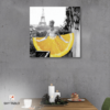 Limonlu Paris kare tablo