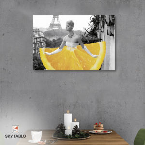 Limonlu Paris yatay tablo