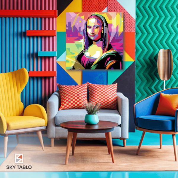Modern Mona kare tablo