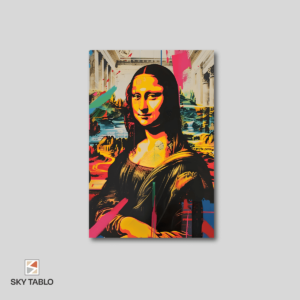 Pop Art Kraliçesi dikey tablo yakından görünümü