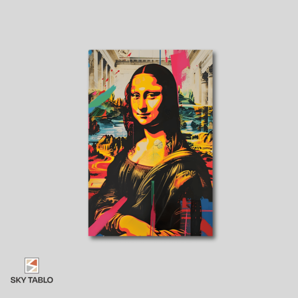 Pop Art Kraliçesi dikey tablo yakından görünümü