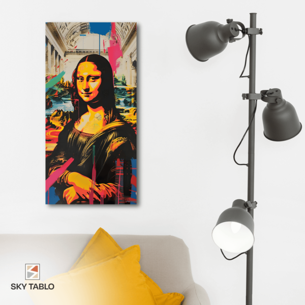 Pop Art Kraliçesi uzun dikey tablo
