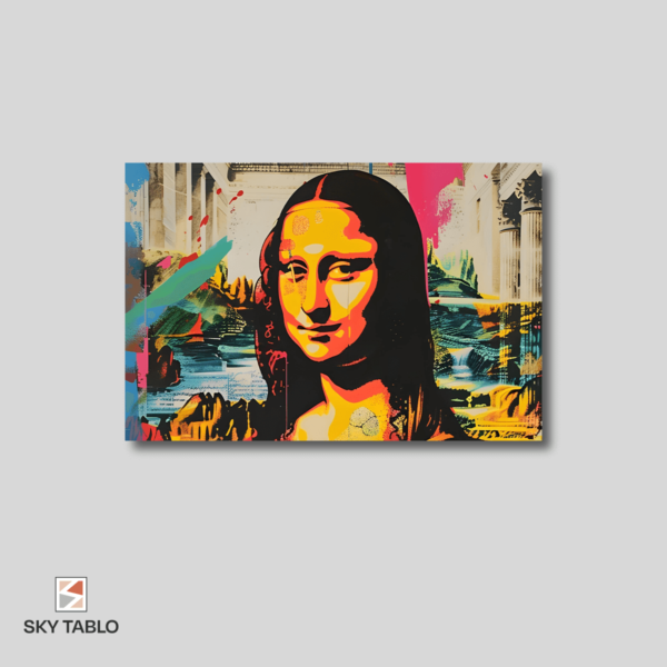 Pop Art Kraliçesi yatay tablo yakından görünümü
