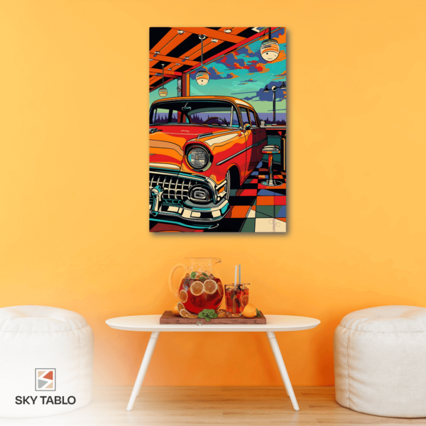 Retro Rüyası dikey tablo
