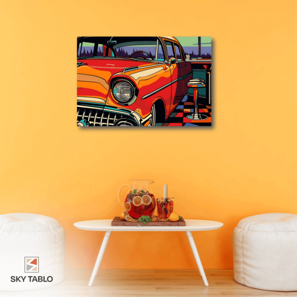 Retro Rüyası yatay tablo