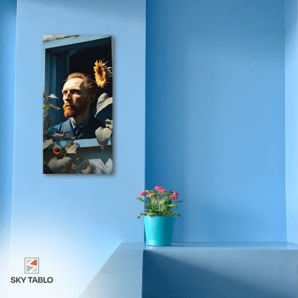 Van Gogh’un Penceresi uzun dikey tablo