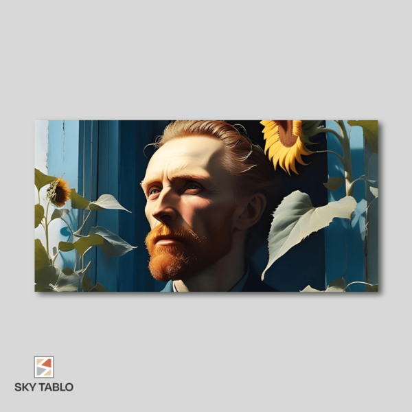 Van Gogh’un Penceresi uzun yatay tablo yakından görünümü