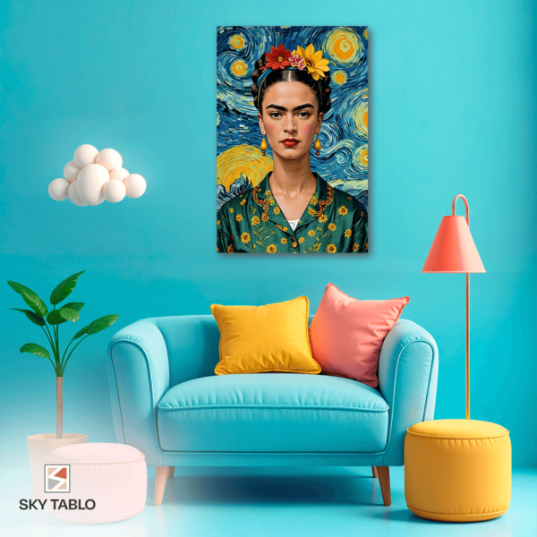Yıldızların Altında Frida dikey tablo