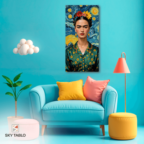 Yıldızların Altında Frida uzun dikey tablo