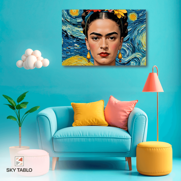 Yıldızların Altında Frida yatay tablo
