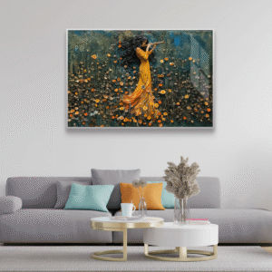 Doğanın Melodisi: Flüt Çalan Kadın