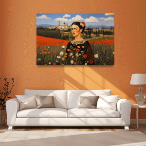 Frida Kahlo ve Çiçek Tarlası