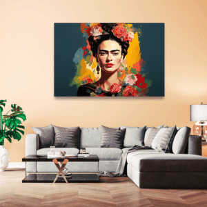 Frida’nın Çiçeklerle Bezenmiş Portresi