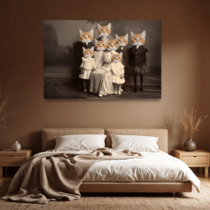 Kedi Ailesi Portresi