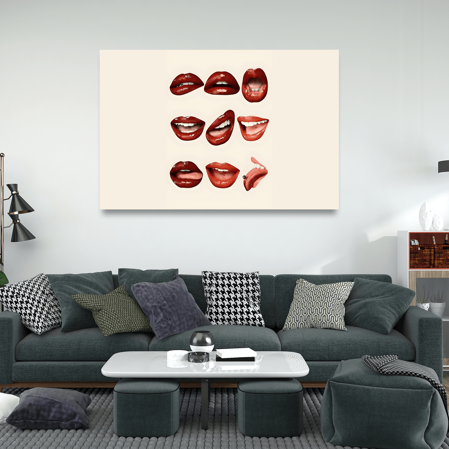 Kırmızı Dudaklar Serisi – Modern Pop Kırmızı Dudaklar Serisi – Modern Pop