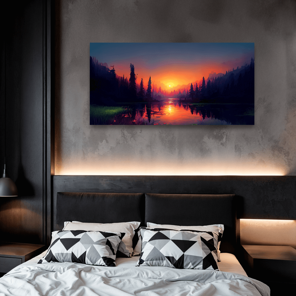 Salonunuz İçin Estetik Manzara Tablosu Tasarımları