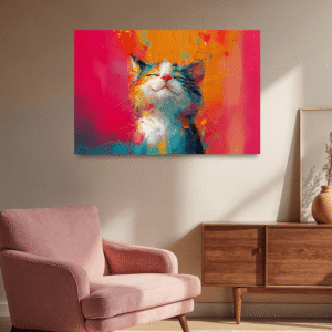 Neon Renklerin Kedisi