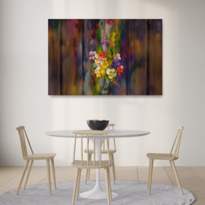 Renklerin Dansı – Çiçek Sanatı Tablosu