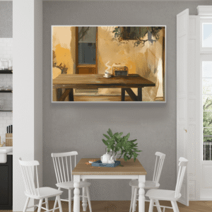 Retro Kahve Anı Tablosu