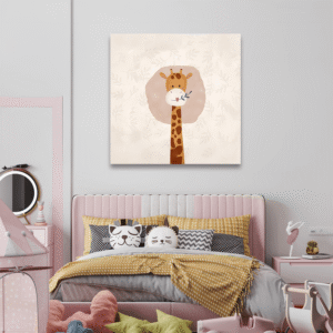 Sevimli Zürafa Portre