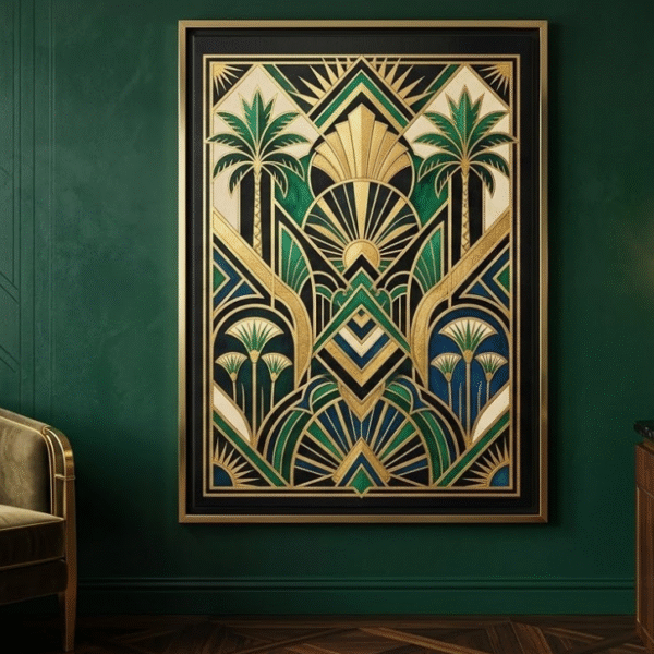 Art Deco Tarzında Duvar Sanatı